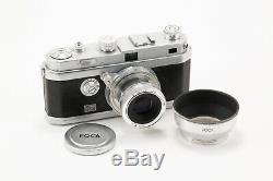 (114) O. P. L FOCA Universel Mod. 3 with5 lenses IBs vari-finder caps case serviced