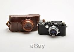 1935 Leica III in Black Paint, Rare with only 225 made that year! Summar Lens