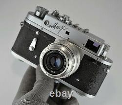 1959 RUSSIAN USSR MIR M39 rangefinder camera + INDUSTAR-50 lens f3.5/50, BOXED