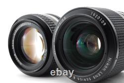 2LensExc+5 Nikon F3 Eye Level SLR Film Camera Ai 50mm F1.4 36-72mm F3.5 JAPAN