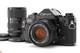2LensN. MINT Canon A-1 Film Camera Black New FD 50mm f1.8 + 35-70mm f4 From JP