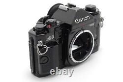 2LensN. MINT Canon A-1 Film Camera Black New FD 50mm f1.8 + 35-70mm f4 From JP