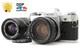 2Lens Exc+5 Canon AE-1 Program Film Camera FD 50mm f1.4 S. S. C. SSC Lens JAPAN
