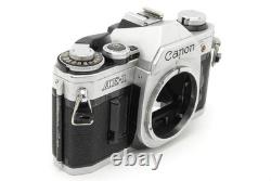 2Lens Exc+5 Canon AE-1 Program Film Camera FD 50mm f1.4 S. S. C. SSC Lens JAPAN
