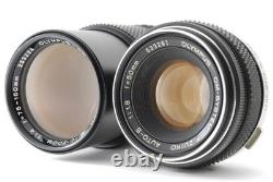 2Lens NEAR MINT Olympus OM-1 Silver Auto-s 50mm F/1.8 Film Camera From JAPAN