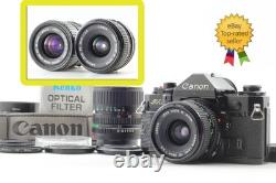 2Lens Near MINT++ Canon A1 35mm Film Camera NFD 28mm f2.8 + 35-70 Lens JAPAN
