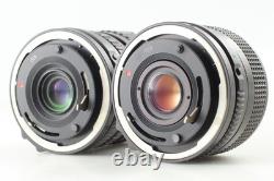2Lens Near MINT++ Canon A1 35mm Film Camera NFD 28mm f2.8 + 35-70 Lens JAPAN