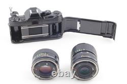 2Lens! Near MINT Canon AE-1 Film Camera NFD 50mm f1.4 + 35-70mm Lens JAPAN