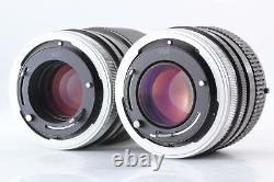 2Lens Near MINT Canon A-1 A1 SLR 35mm Film Camera FD 50mm, 135mm From JAPAN