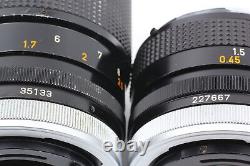 2Lens Near MINT Canon A-1 A1 SLR 35mm Film Camera FD 50mm, 135mm From JAPAN