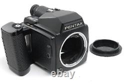 2Lens! Near Mint Pentax 645 Medium Format Film Camera A 75mm, 200mm Lens Japan