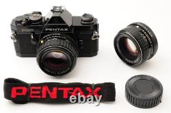 2 Lens EXC+5 Pentax MX Black 35mm Film Camera M 50mm f1.4 + 55mm f1.8 JAPAN