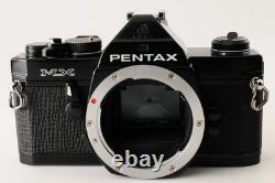 2 Lens EXC+5 Pentax MX Black 35mm Film Camera M 50mm f1.4 + 55mm f1.8 JAPAN