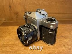 2 Lens Exc+5 Pentax SL Film Camera 55mm 135mm Lens with Teleconverter From JP