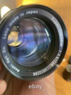 2 Lens Exc+5 Pentax SL Film Camera 55mm 135mm Lens with Teleconverter From JP