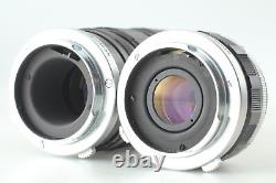 2 Lens Exc+5 withCase OLYMPUS PEN F Film Camera + 38mm 100mm From JAPAN