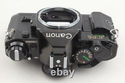 2 Lens MINT Canon AE-1 Program Black Film Camera NFD 50mm f1.4 28mm f2.8 JAPAN