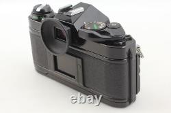 2 Lens MINT Canon AE-1 Program Black Film Camera NFD 50mm f1.4 28mm f2.8 JAPAN