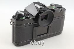 2 Lens MINT Canon AE-1 Program Black Film Camera NFD 50mm f1.4 28mm f2.8 JAPAN