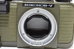 2 Lens MINT Nikon Nikonos V Olive Green Film Camera 35mm 28mm withFinder JAPAN