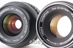 2 Lens MINT Olympus OM-2 SLR Film Camera 50mm f1.8 35-70mm F3.5-4.5 From JAPAN