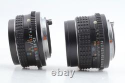 2 Lens MINT+++ Pentax MX Black 35mm Film Camera M 50mm f1.4 + 28mm f2.8 JAPAN