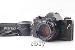 2 Lens MINT Pentax MX Black 35mm Film Camera M 50mm f1.7/ 28mm f2.8 From JAPAN