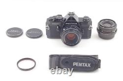 2 Lens MINT Pentax MX Black 35mm Film Camera M 50mm f1.7/ 28mm f2.8 From JAPAN