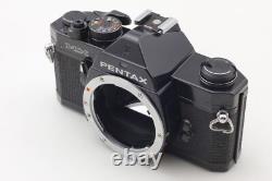 2 Lens MINT Pentax MX Black Film Camera M 50mm f1.7 / 24-35mm f3.5 From JAPAN