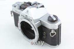 2 Lens MINT Pentax MX Silver 35mm Film Camera SMC-M 50mm f/1.7 + 28-50mm JAPAN