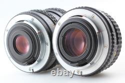 2 Lens MINT Pentax MX Silver 35mm Film Camera SMC-M 50mm f/1.7 + 28-50mm JAPAN