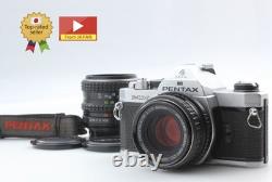 2 Lens MINT Pentax MX Silver 35mm Film Camera SMC-M 50mm f/1.7 + 28-50mm JAPAN