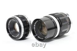 2 Lens Mint Olympus Pen FT 35mm Film Camera 38mm F1.8 100mm F3.5 From JAPAN