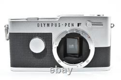 2 Lens Mint Olympus Pen FT 35mm Film Camera 38mm F1.8 100mm F3.5 From JAPAN