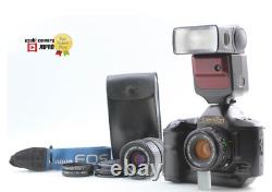 2 Lens N MINT Canon T90 35mm Film Camera New FD 50mm f1.8 / 35-75mm From JAPAN