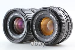 2 Lens N MINT Canon T90 35mm Film Camera New FD 50mm f1.8 / 35-75mm From JAPAN