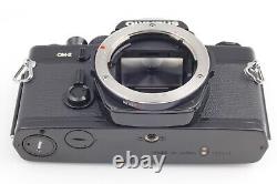 2 Lens? N MINT? Olympus OM-2 35mm SLR Film Camera Zuiko MC 50mm f1.4 E. Zuiko 200mm