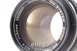 2 Lens? N MINT? Olympus OM-2 35mm SLR Film Camera Zuiko MC 50mm f1.4 E. Zuiko 200mm