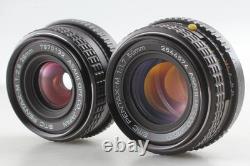 2 Lens N MINT+++ Pentax MX Black 35mm Film Camera M 50mm f1.7 28mm f2.8 JAPAN