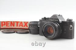 2 Lens N MINT+++ Pentax MX Black 35mm Film Camera M 50mm f1.7 28mm f2.8 JAPAN
