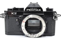 2 Lens N Mint Pentax K2 SLR Film Camera Black SMC 50mm F1.4 70-210mm JAPAN