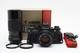 2 Lens Near Mint Box Canon AE-1 Black 35mm SLR Film Camera FD 50mm F1.8 JAPAN