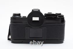 2 Lens Near Mint Box Canon AE-1 Black 35mm SLR Film Camera FD 50mm F1.8 JAPAN