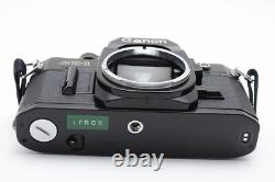 2 Lens Near Mint Box Canon AE-1 Black 35mm SLR Film Camera FD 50mm F1.8 JAPAN