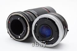 2 Lens Near Mint Box Canon AE-1 Black 35mm SLR Film Camera FD 50mm F1.8 JAPAN