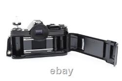 2 Lens Near Mint Box Canon AE-1 Black 35mm SLR Film Camera FD 50mm F1.8 JAPAN