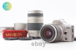 2 Lens Top MINT Minolta a360si 35mm Film Camera Tamron 28-80mm 75-300mm JAPAN