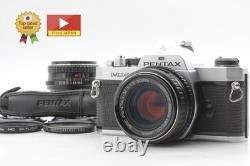 2 Lens Top MINT Pentax MX Silver Film Camera M 50mm f1.7/ 28mm f2.8 From JAPAN