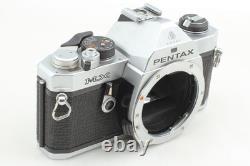 2 Lens Top MINT Pentax MX Silver Film Camera M 50mm f1.7/ 28mm f2.8 From JAPAN