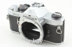 2 Lens Top MINT Pentax MX Silver Film Camera M 50mm f1.7/ 28mm f2.8 From JAPAN